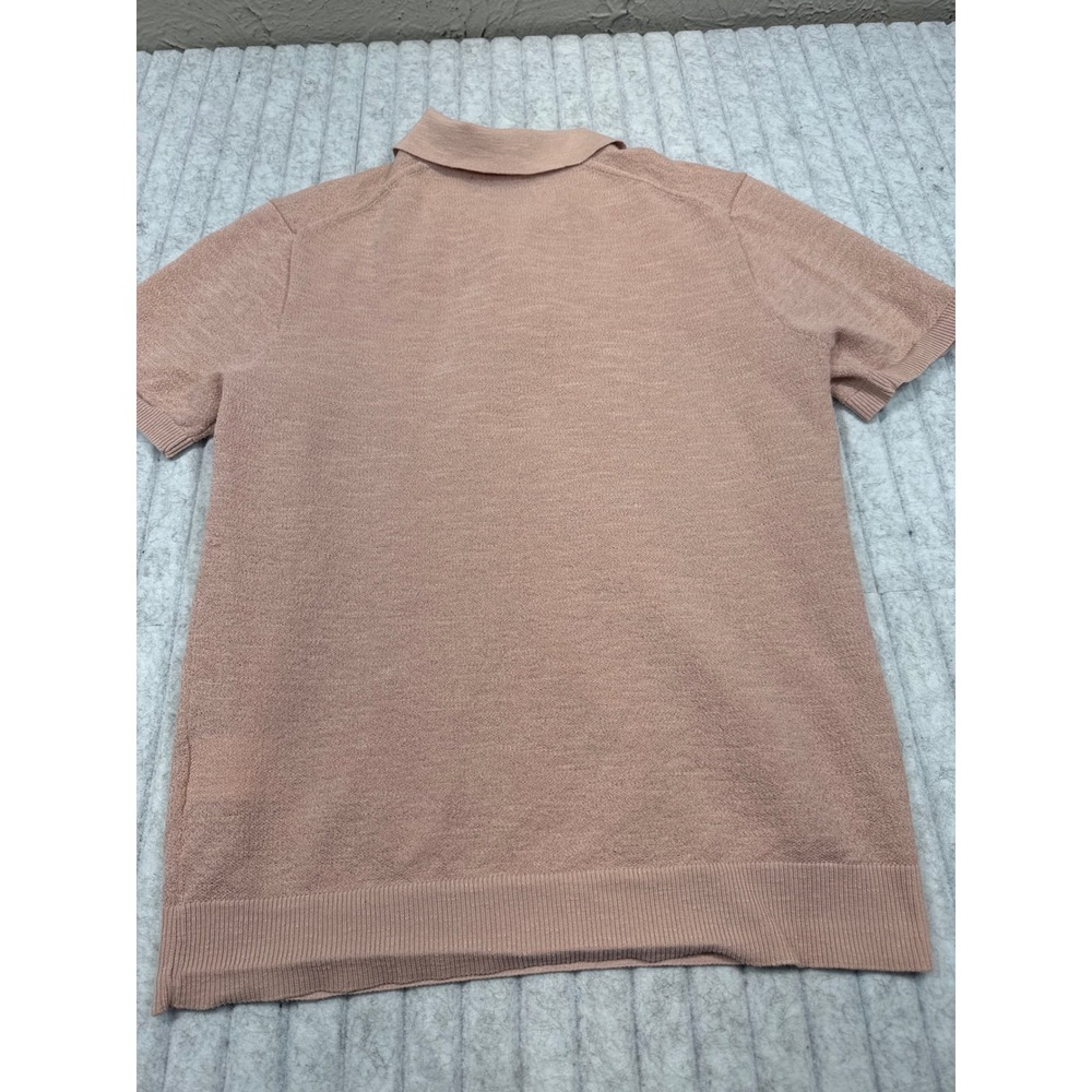AND Z Cool Touch Knit Polo Shirt Mens 95 Quick Dry Short Sleeve Sweater - Picture 5 of 5